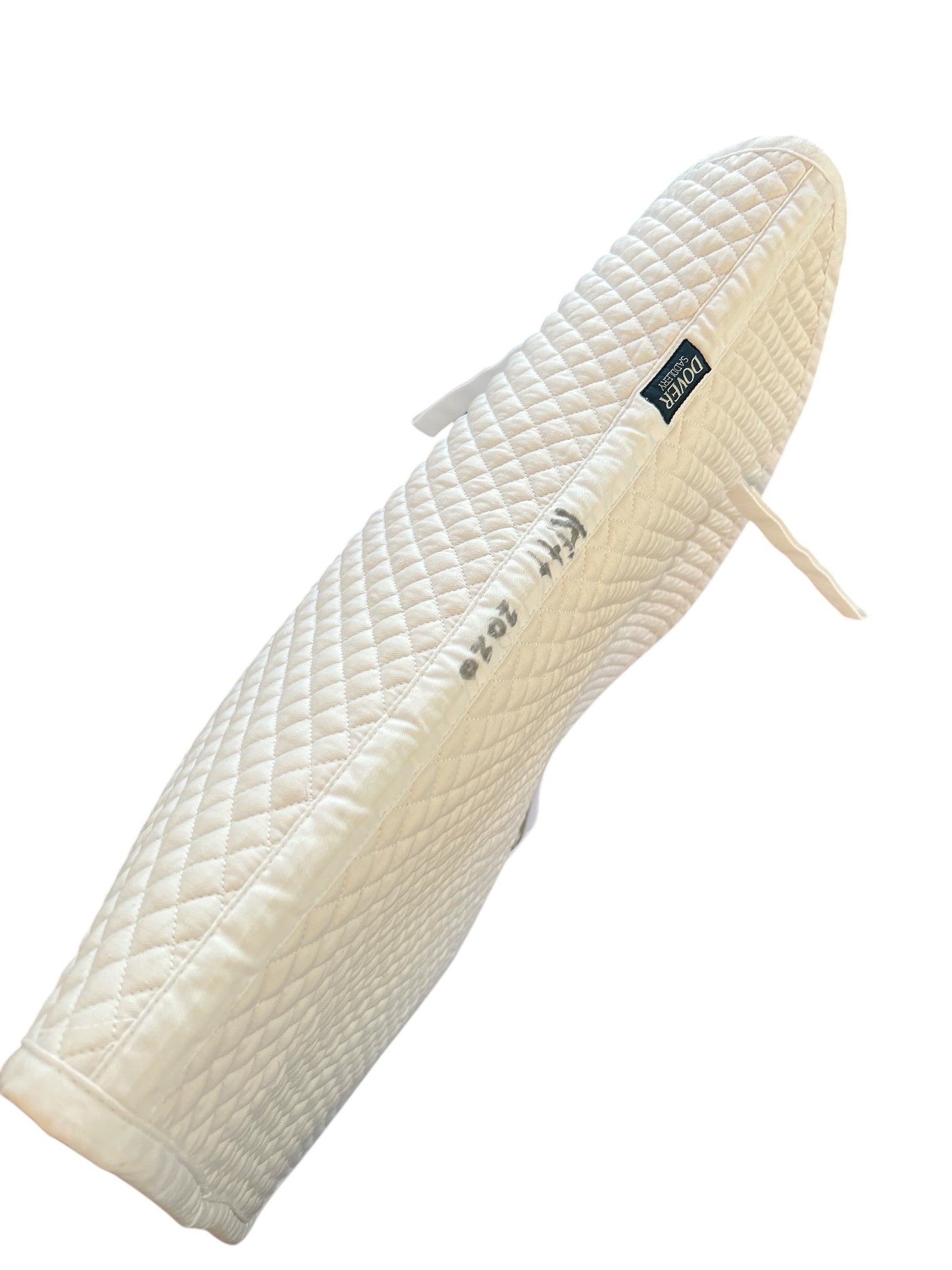 Dover Saddlery Quilted Cotton Dressage Pad - White