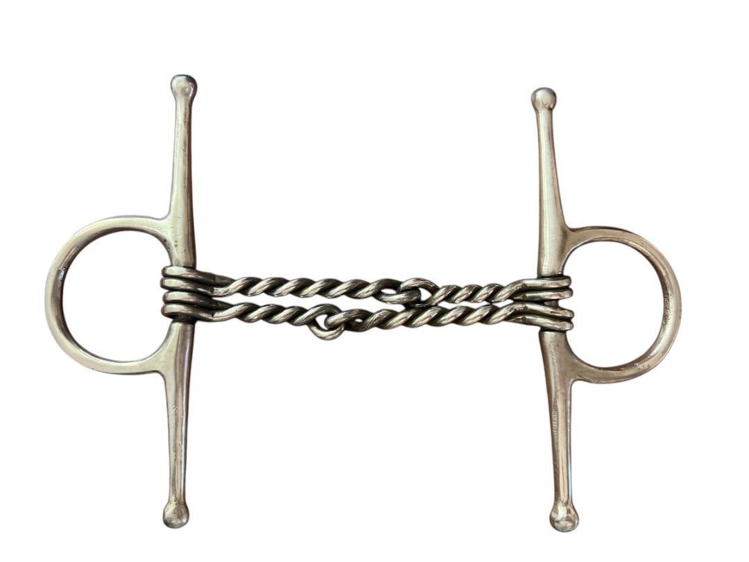 Full Cheek Double Twisted Wire Bit - 5"