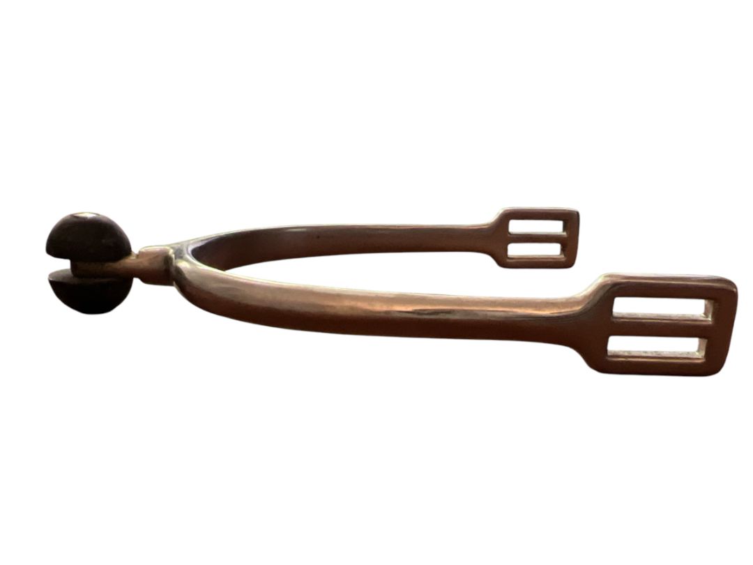 Ladies Rubber 3/4 " Short Neck Roller Ball Spurs
