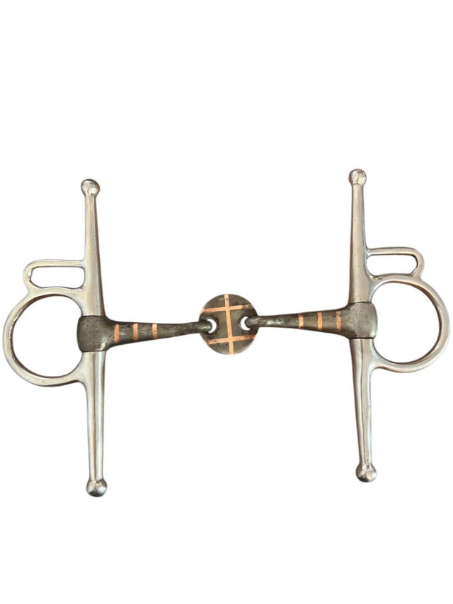 Sweet Iron Modified Full Cheek Bit With Disk Link / Size 5"