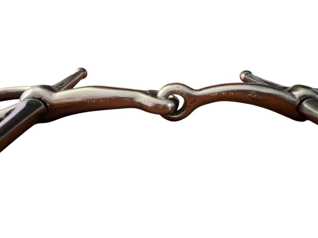 Eldonian Full Cheek Snaffle Bit - Size 4 1/4"