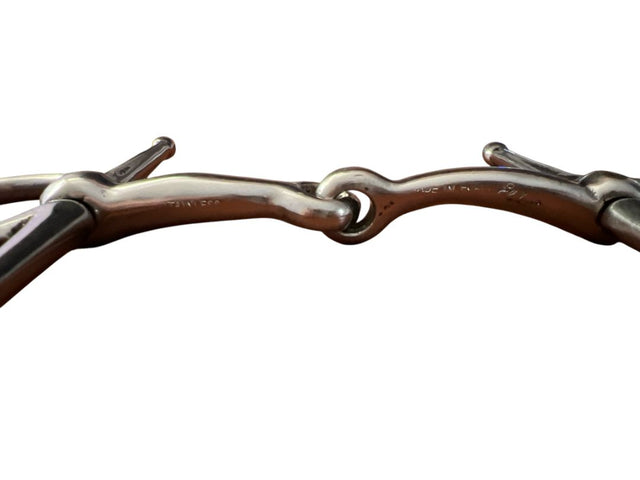 Eldonian Full Cheek Snaffle Bit - Size 4 1/4"