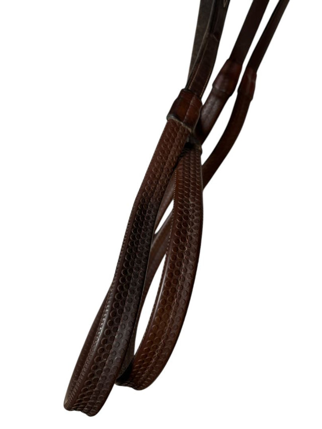 Dy'on Rubber Reins - Brown Full/Horse Size