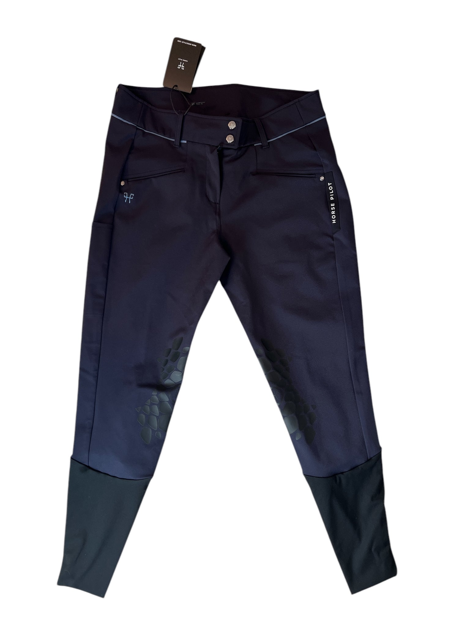 Horse Pilot X-Balance Breeches - Dark Night Blue / Size XL NEW