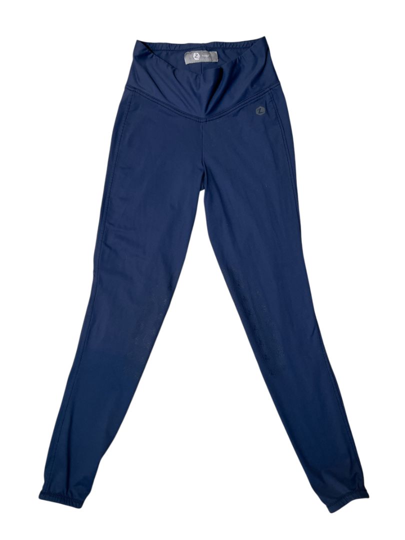 Horze Juliet Women's Hyper Flex Knee Grip Tights - Navy Blue / Size US 24