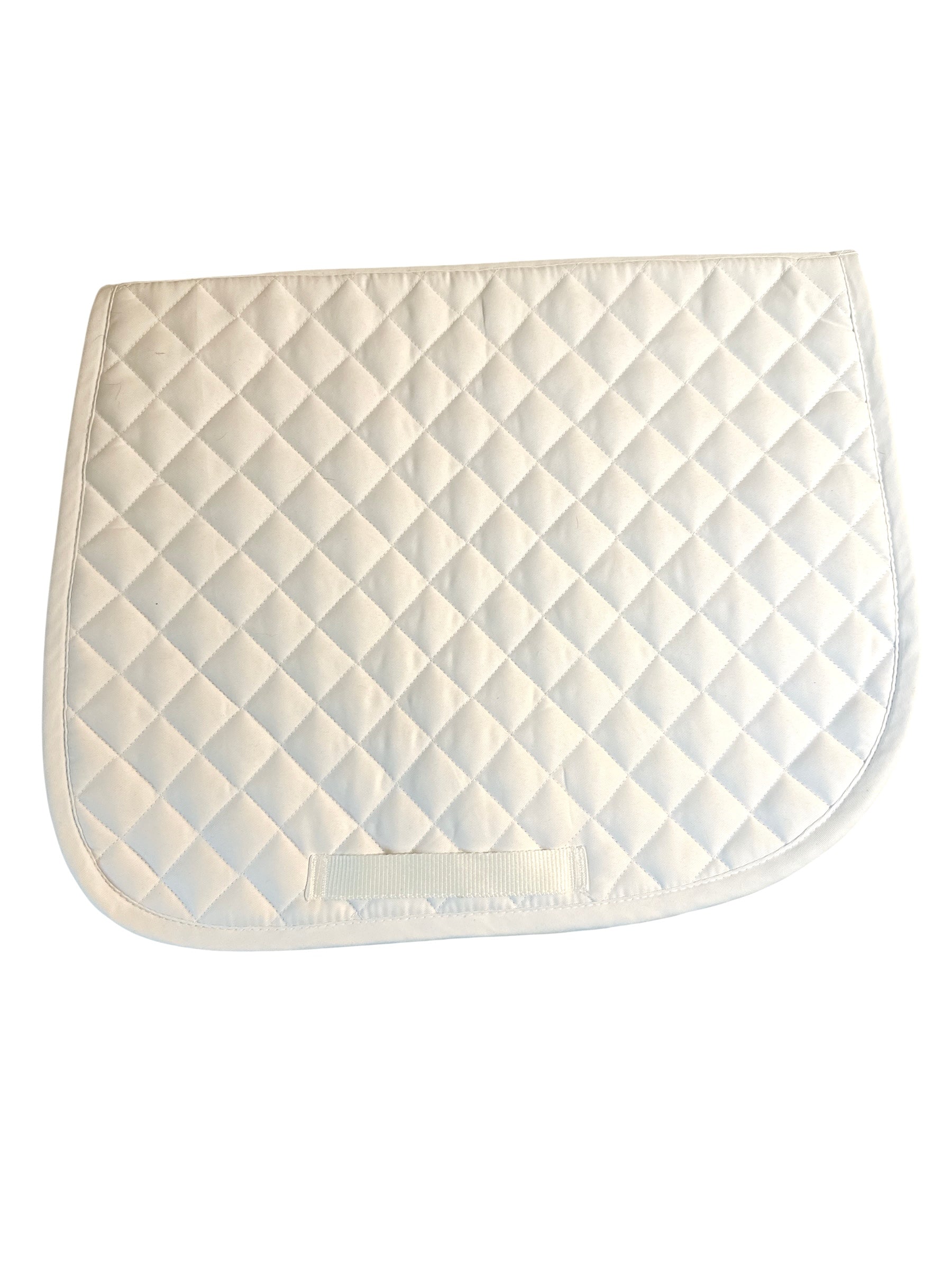 Dover Saddlery Quilted Square Pad - White / Pony Size NEW