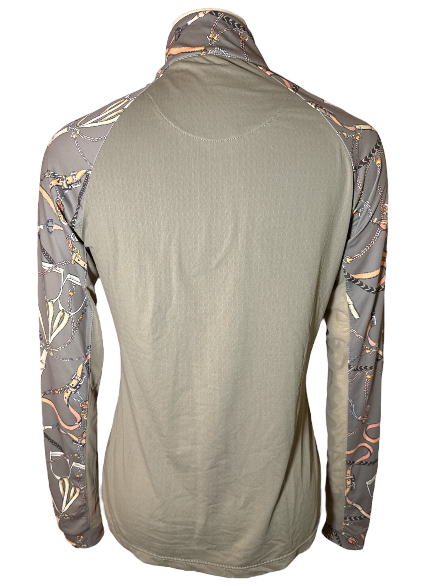 Kastel Denmark Betty Raglan Long Sleeve Sun Shirt - Size Small / Taupe Belts