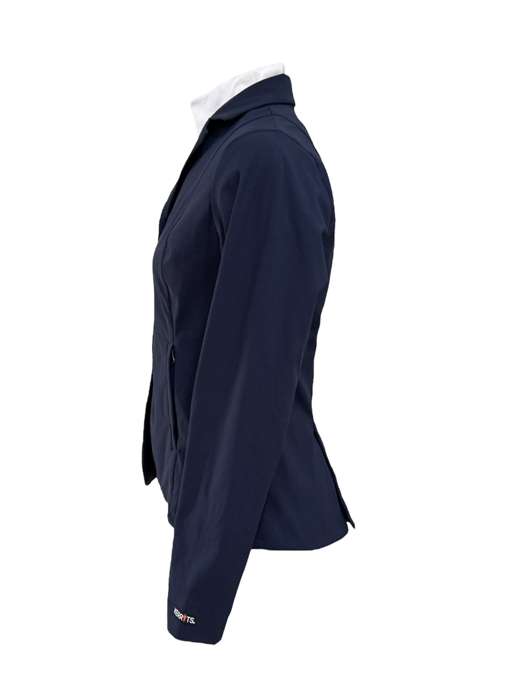 Kerrits Women's Stretch Competitor Show Coat - Navy Blue / Size Small Petite