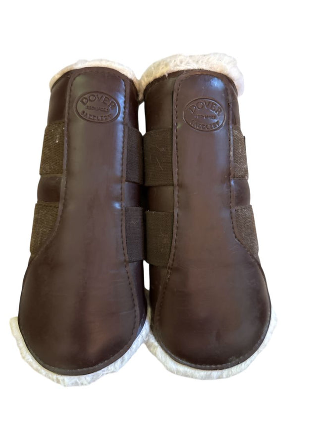 Dover Saddlery Sport Boots with Fleece Lining - Brown / Size Large