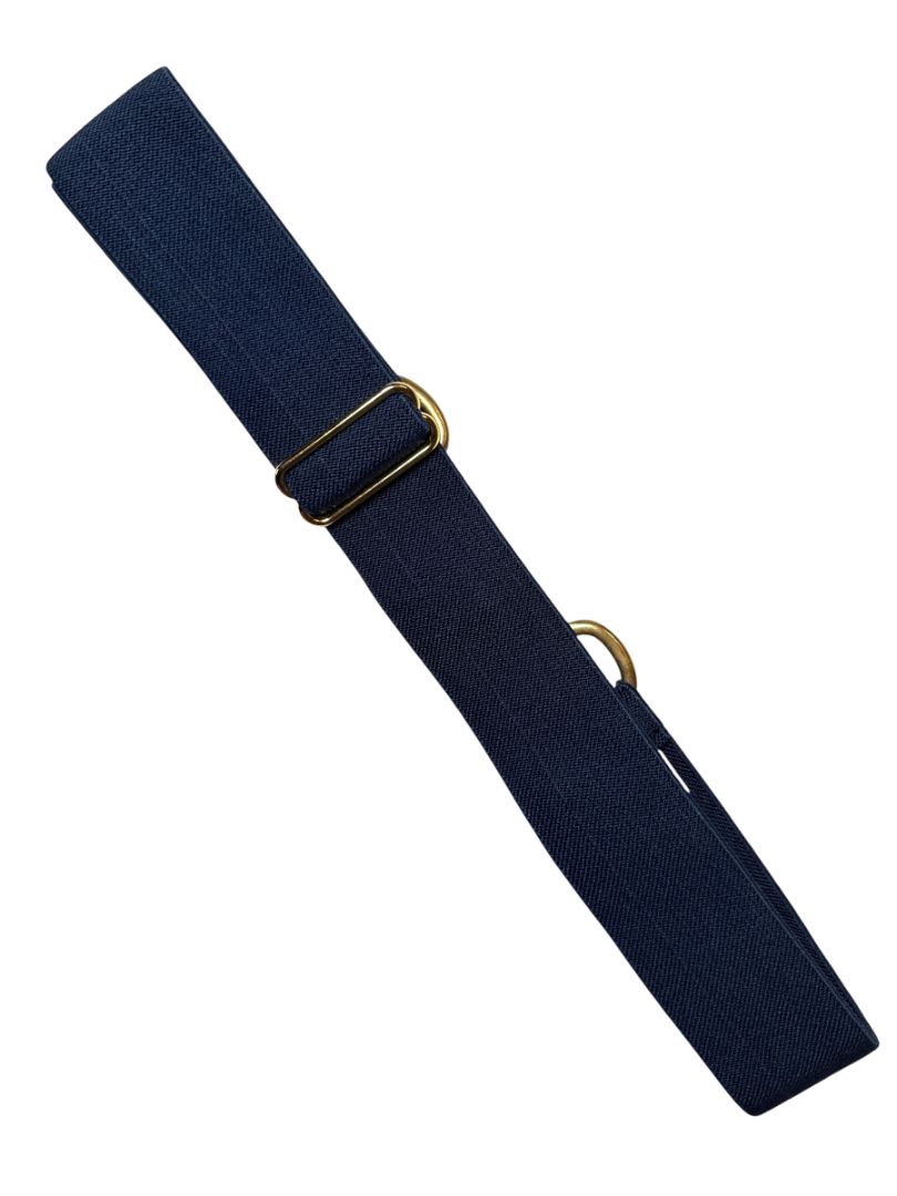 Ellany Gold Snaffle Belt 1.5 " - Navy / One Size