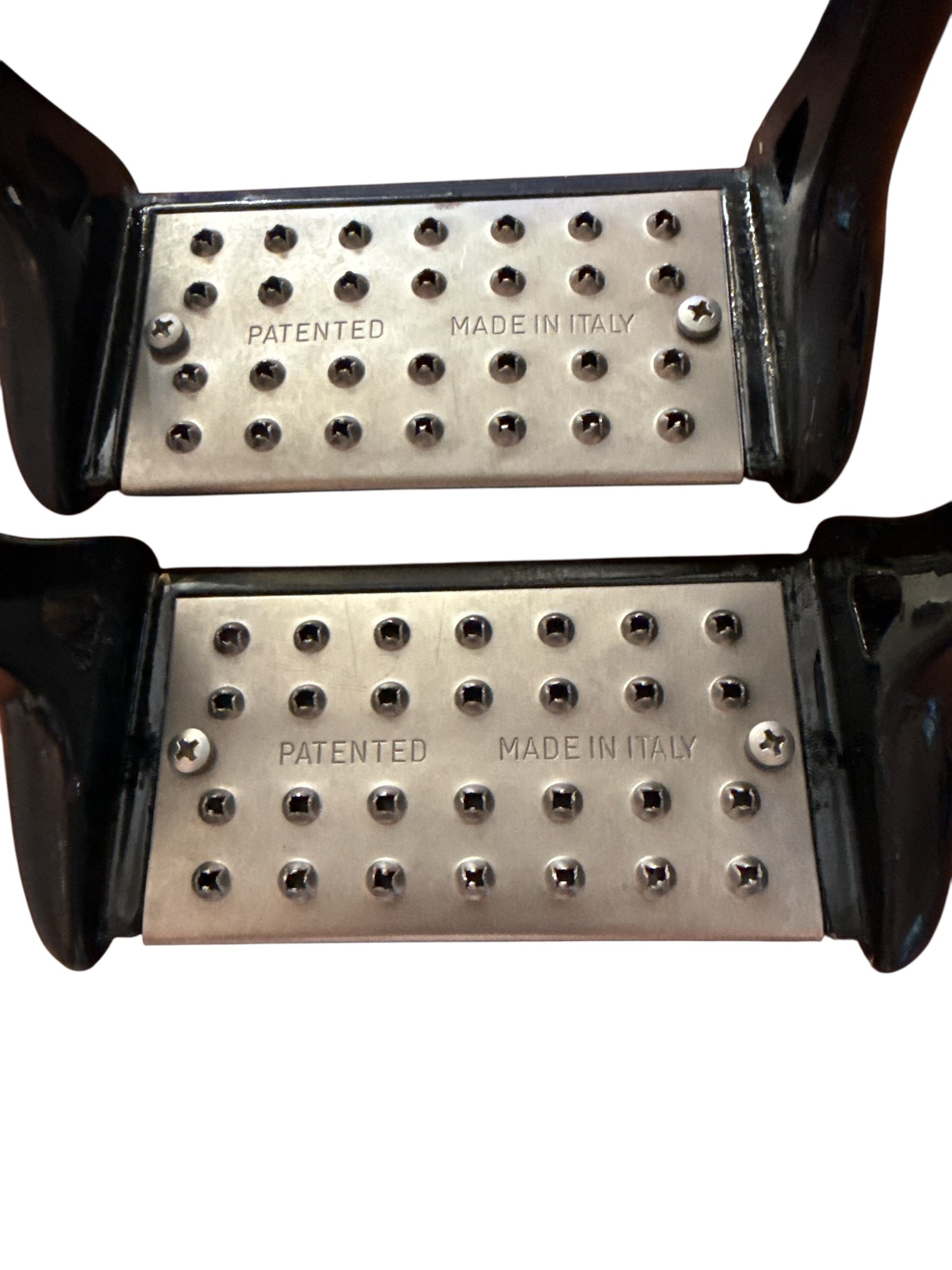 Lorenzini Original Aluminum & Titanium Jumping Stirrups - Glossy Black
