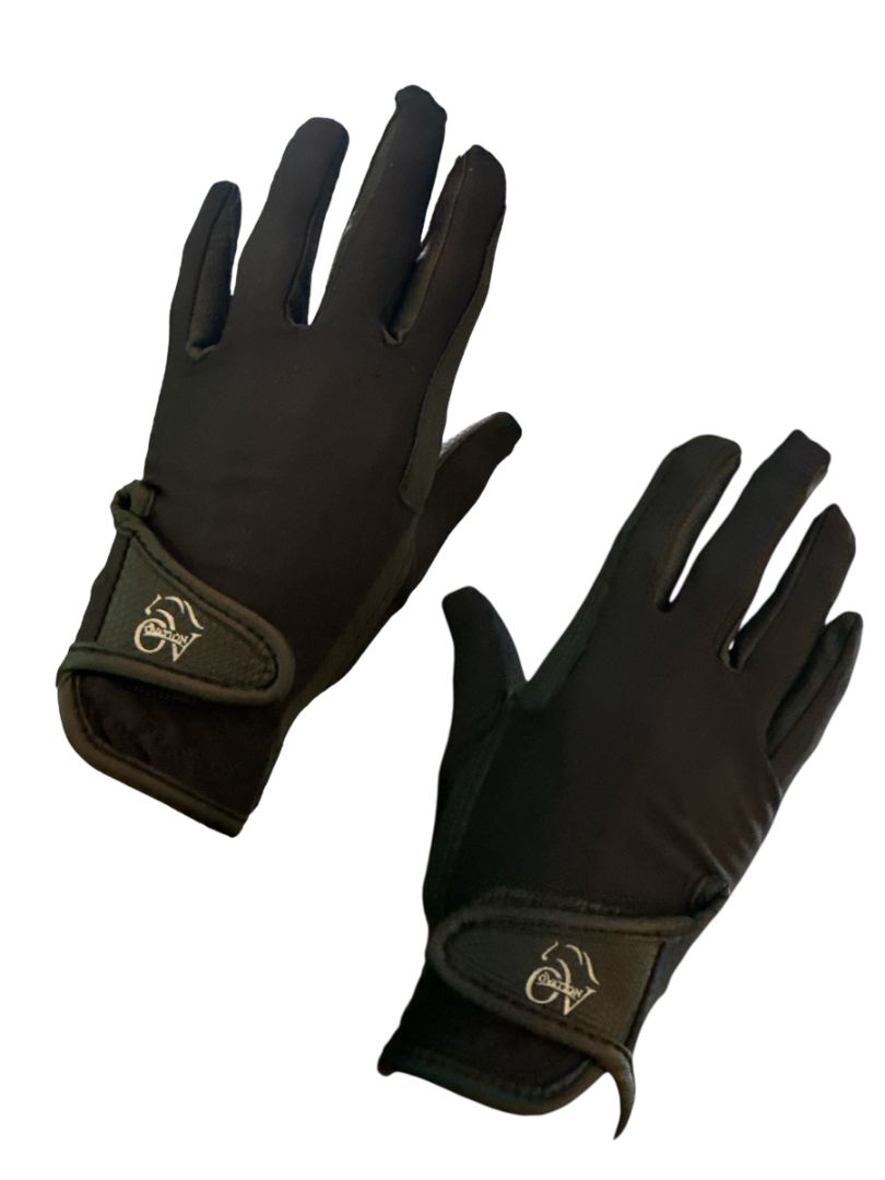 Ovation Women's PerformerZ Riding Show Gloves - Black / Size 7 - 7.5