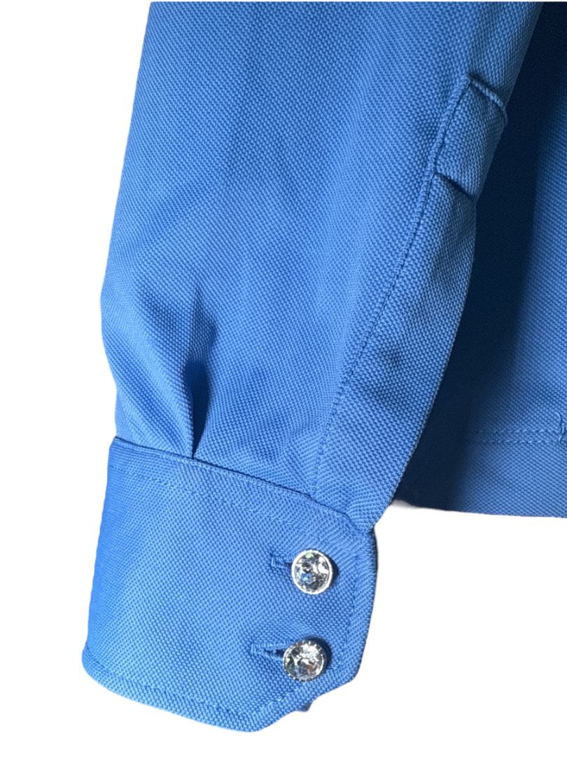 Anna Scarpati Long Sleeve Show Shirt - Blue / Size IT 46