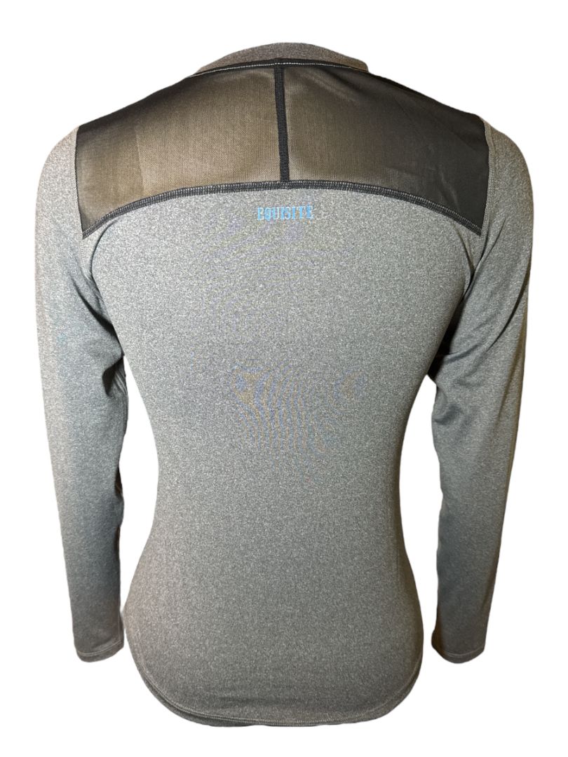 Equisite Maeve Shirt - Graphite Grey / Size Large NEW