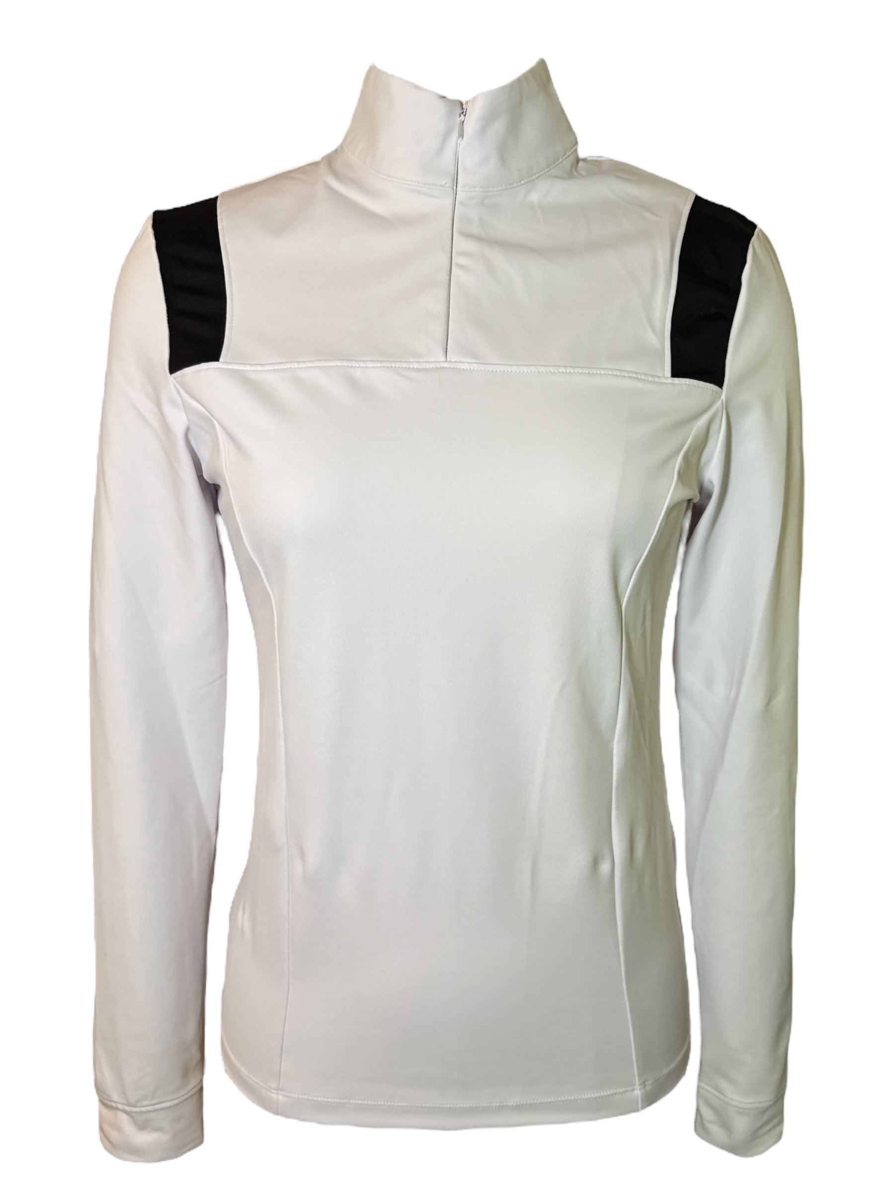 Equisite Nadine Show Shirt - White / Size Medium NEW