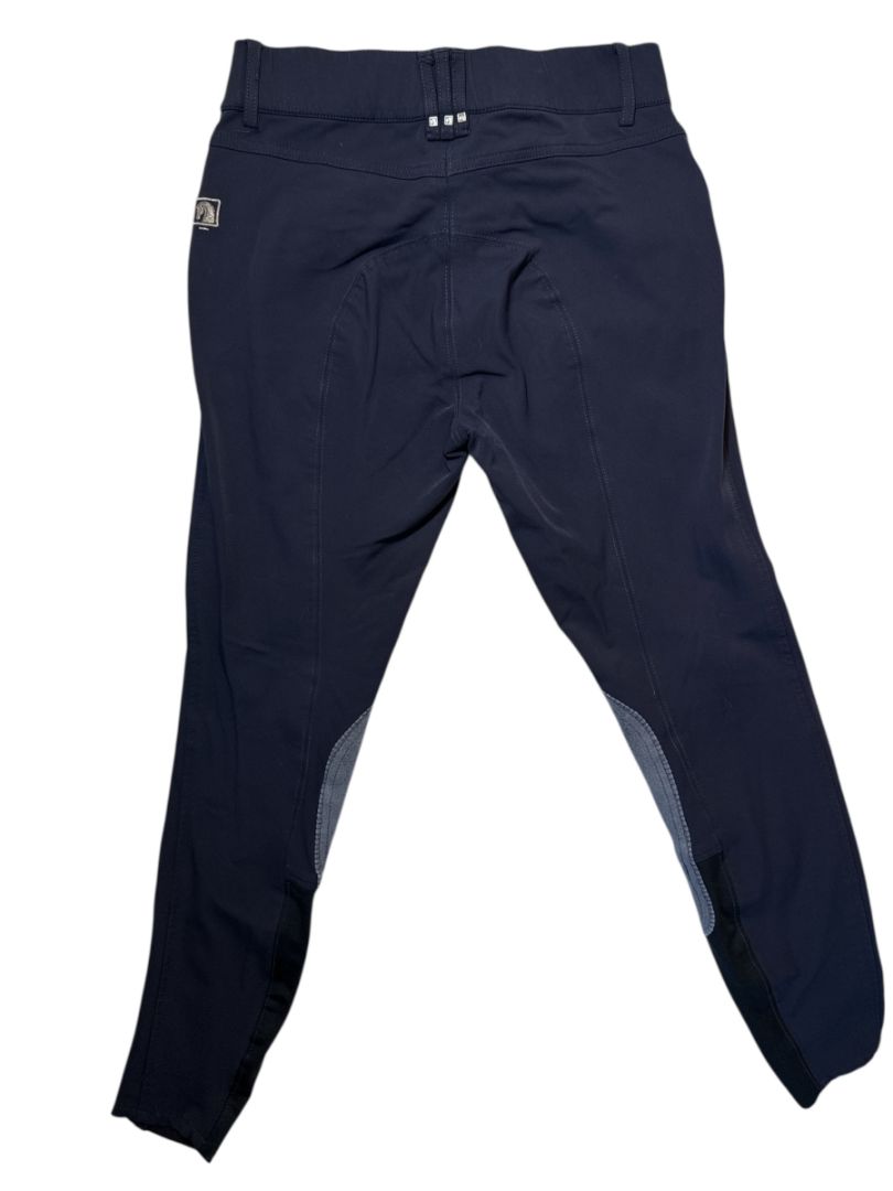ROMFH Sarafina Classic Knee Patch Breeches - Navy / Size 26 R