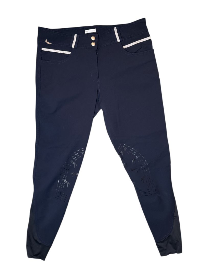 Penelope Women's Fun Breeches - Navy Blue / FR 42 (US 30)