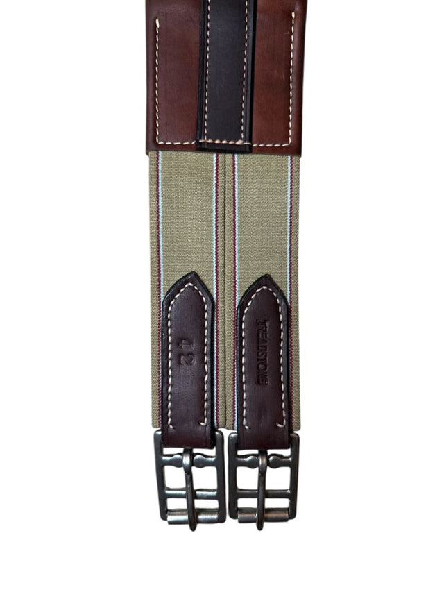 Treadstone Contoured Leather Pony Girth - Brown / Size 42"   NEW