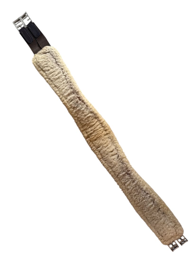 Beval Saddlery Ltd. Sheepskin Leather Girth - Brown / 48"
