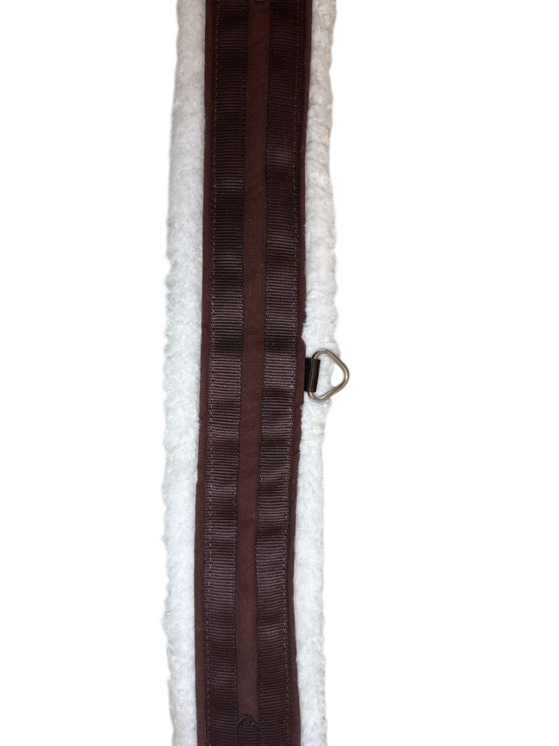 Lettia Fleece-Lined CoolMax Girth - Brown / Size 46"