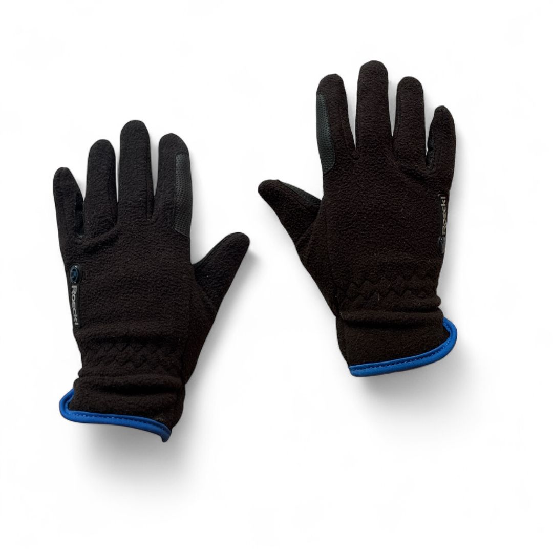 Roeckl Kids Kylemore Winter Fleece Riding Gloves - Black / Size 5