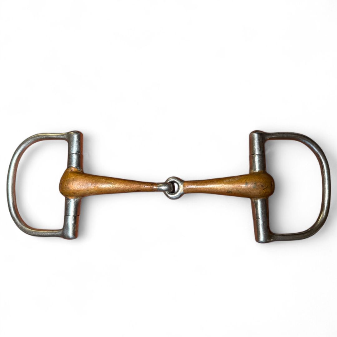 SW Dee Ring Copper Mouth Snaffle Bit - 5"