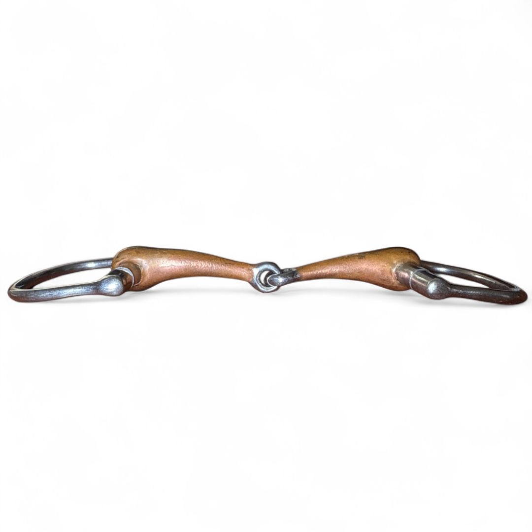 SW Dee Ring Copper Mouth Snaffle Bit - 5"