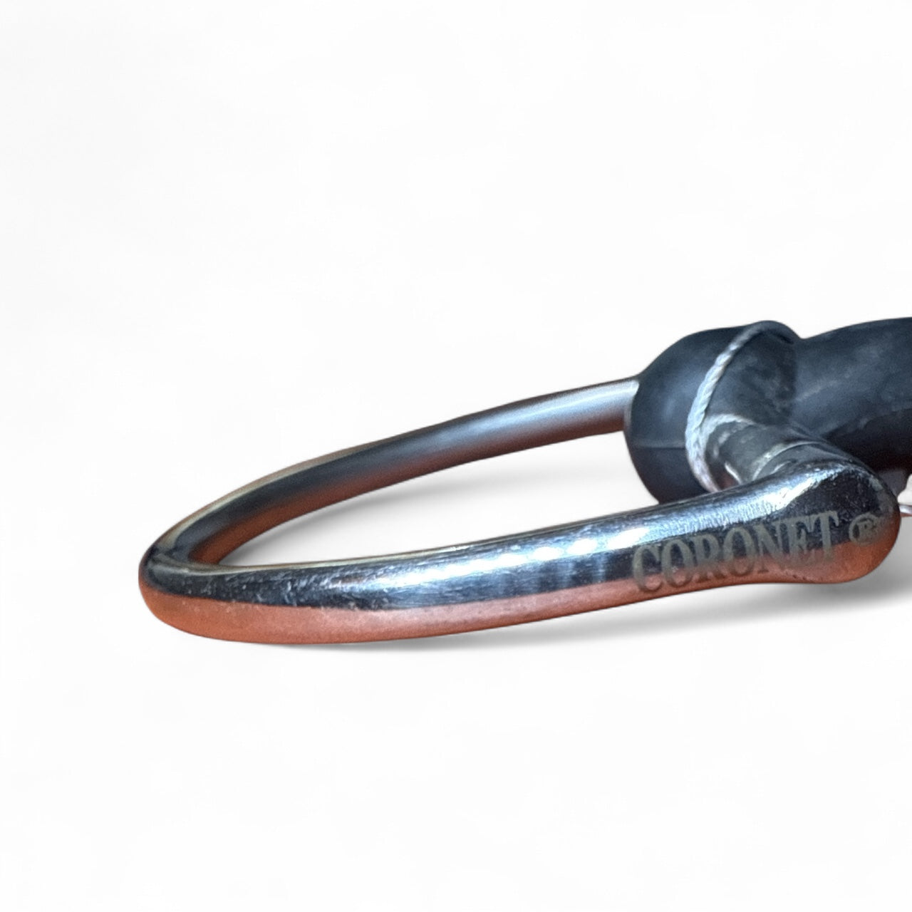 Coronet Rubber Dee Ring Snaffle Bit - 5"