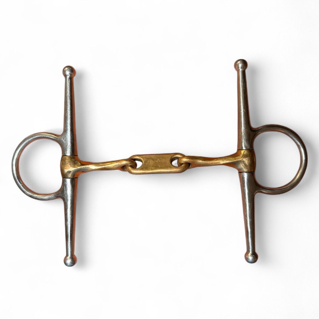 Korsteel Twisted Copper Mouth Dr. Bristol Full Cheek Bit - 5"