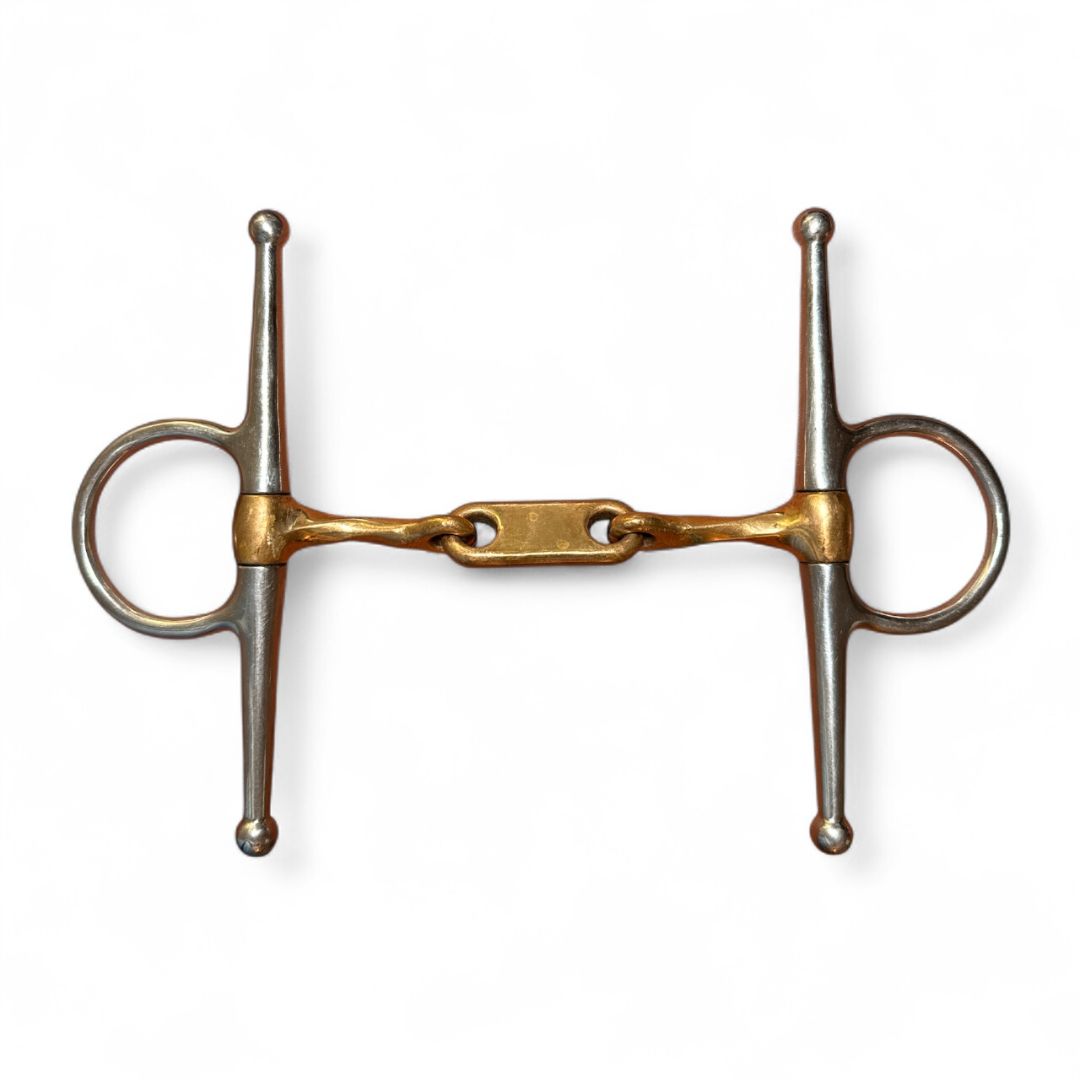 Korsteel Twisted Copper Mouth Dr. Bristol Full Cheek Bit - 5"