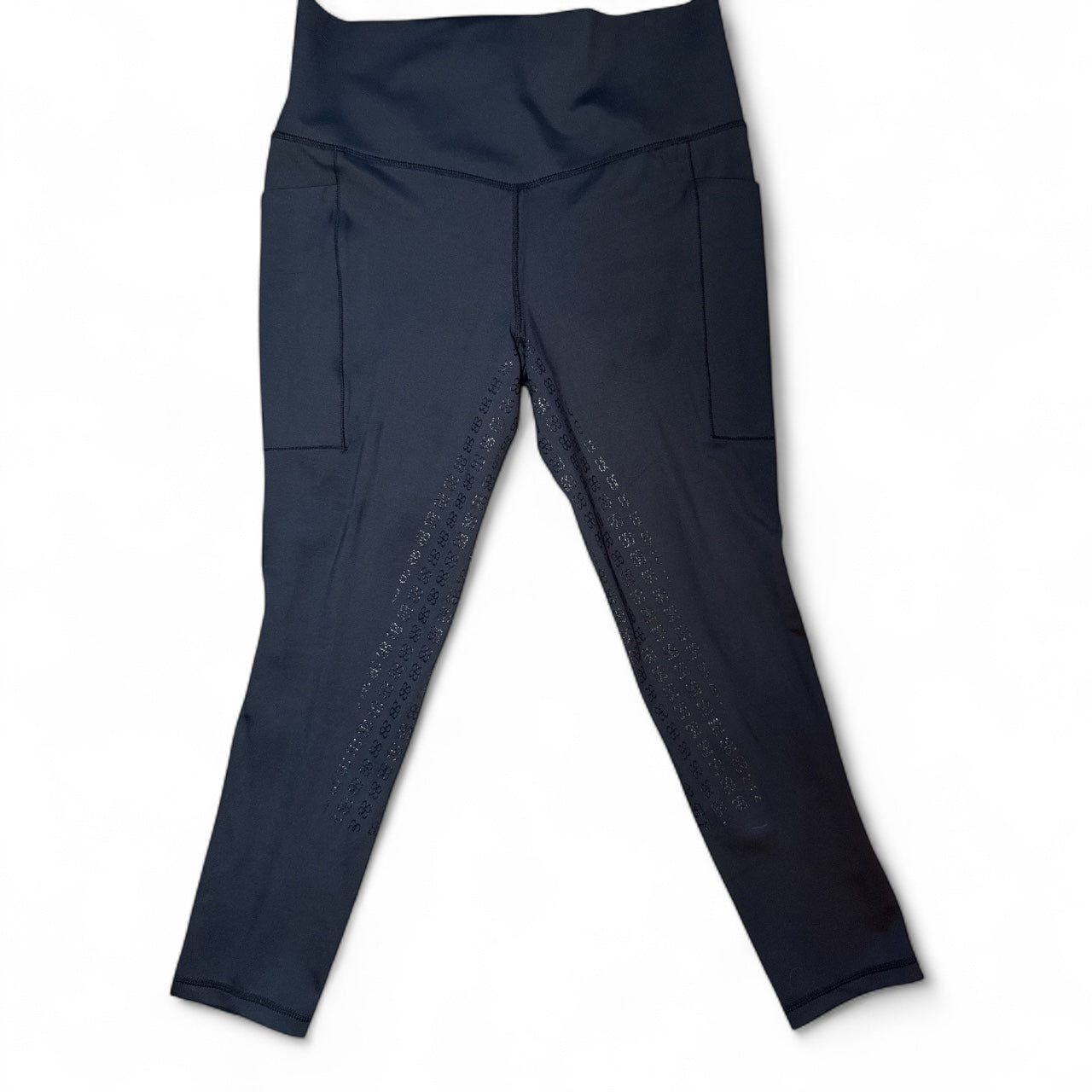 Barn and Beyond Equestrian Finn Full Seat Riding Tights - Size XXL / Black   NEW