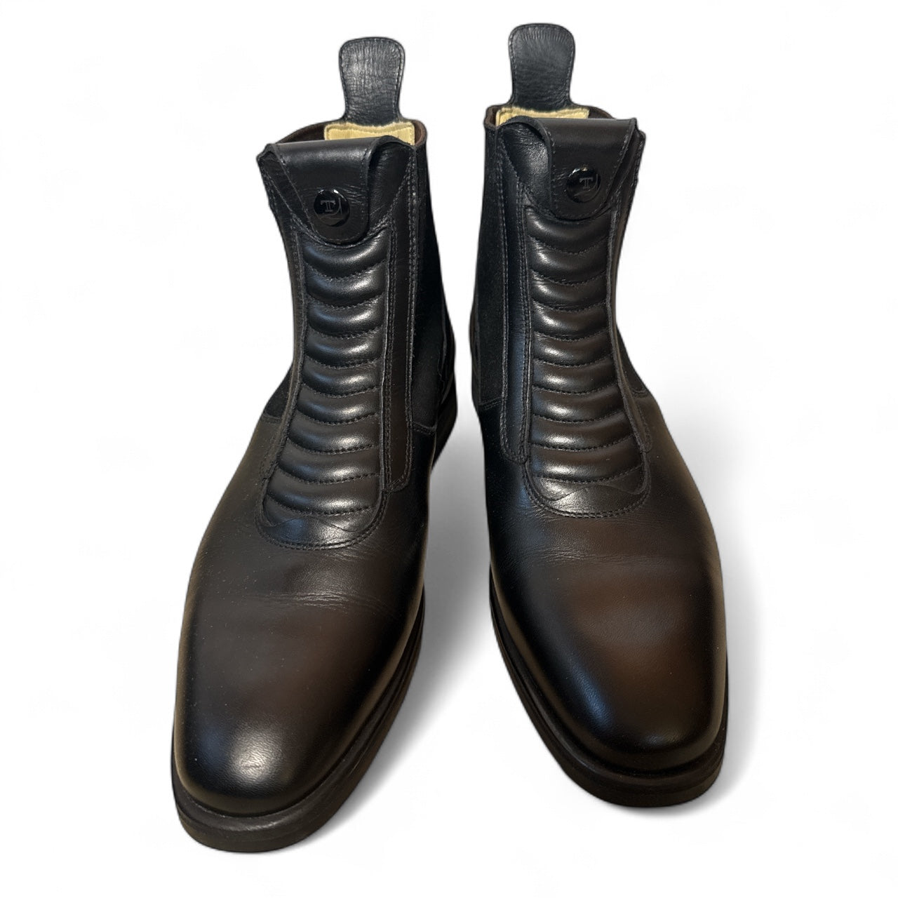 Tucci Harl Short Ankle Paddock Boots - Black / Size EU 40 (Women's US 9 / Men's US 7.5) NEW