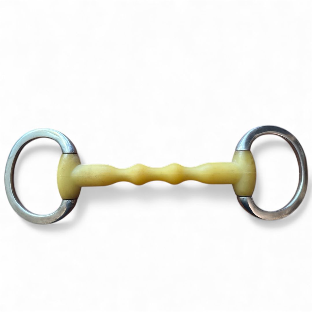 Happy Mouth Shaped Mullen Mouth Eggbutt Bit - 5 1/2"