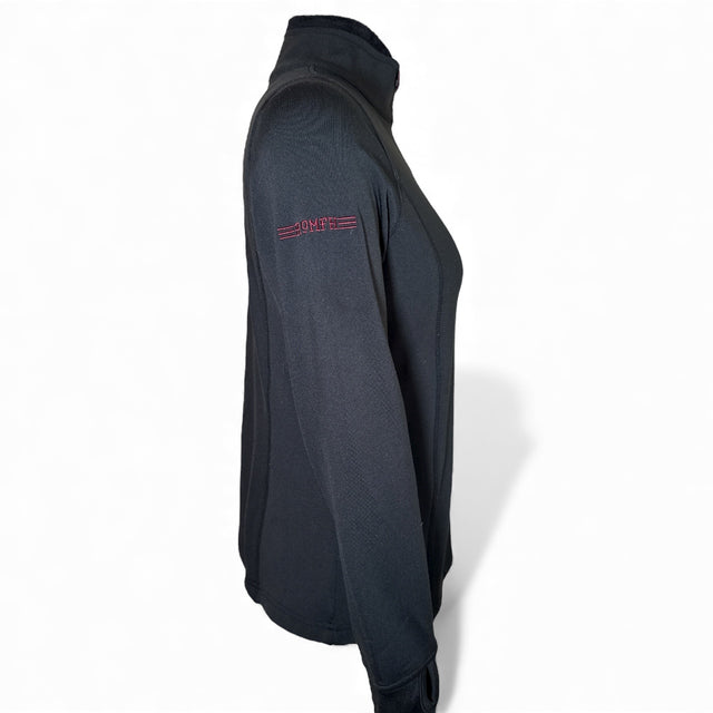 ROMFH Aachen Zip Winter Fleece Top - Black / Size Small