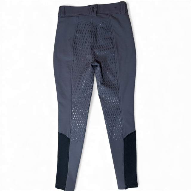 Kerrits Women's 3-Season Tailored Fleece Full Seat Breeches - Grey / Size Small