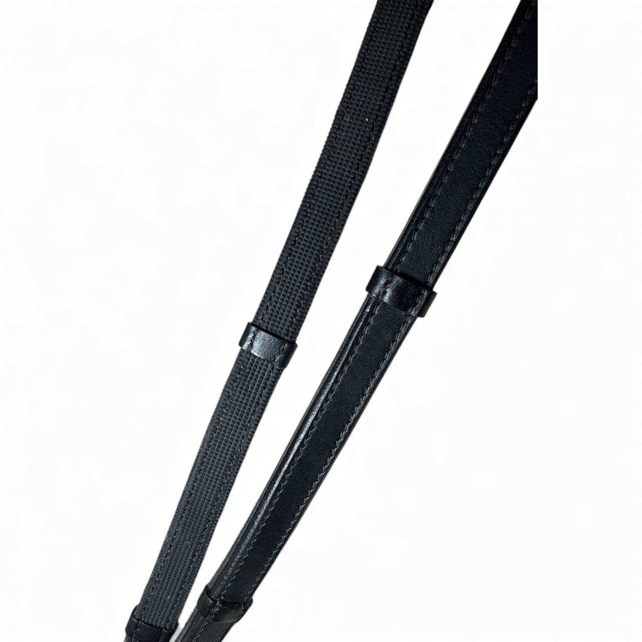 Halter Ego The Brixton Snaffle Bridle With Reins - Black Leather Anatomical Snaffle Bridle / Full Size