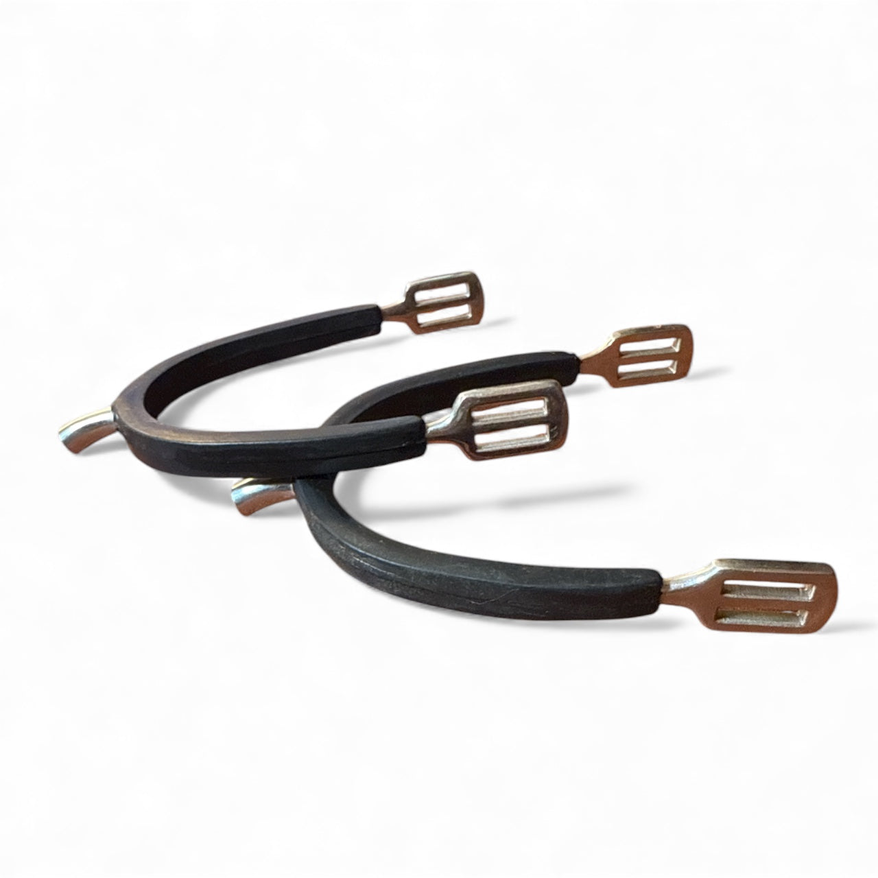 Women's Prince of Wales Rubber Coated Spurs / 1/2" Neck - Stainless