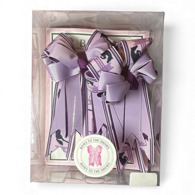 Bows To The Shows - Purple Jumper Ponies NEW