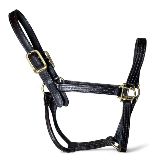 Walsh Triple Stitched Leather Halter - Horse/Full Size