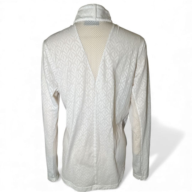 Kerrits Encore Women's Long Sleeve Show Shirt - White / Size XL