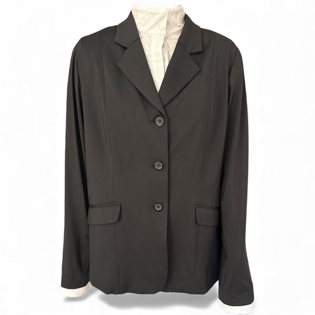 SmartPak Hadley Performance Show Coat - Black / Size 16