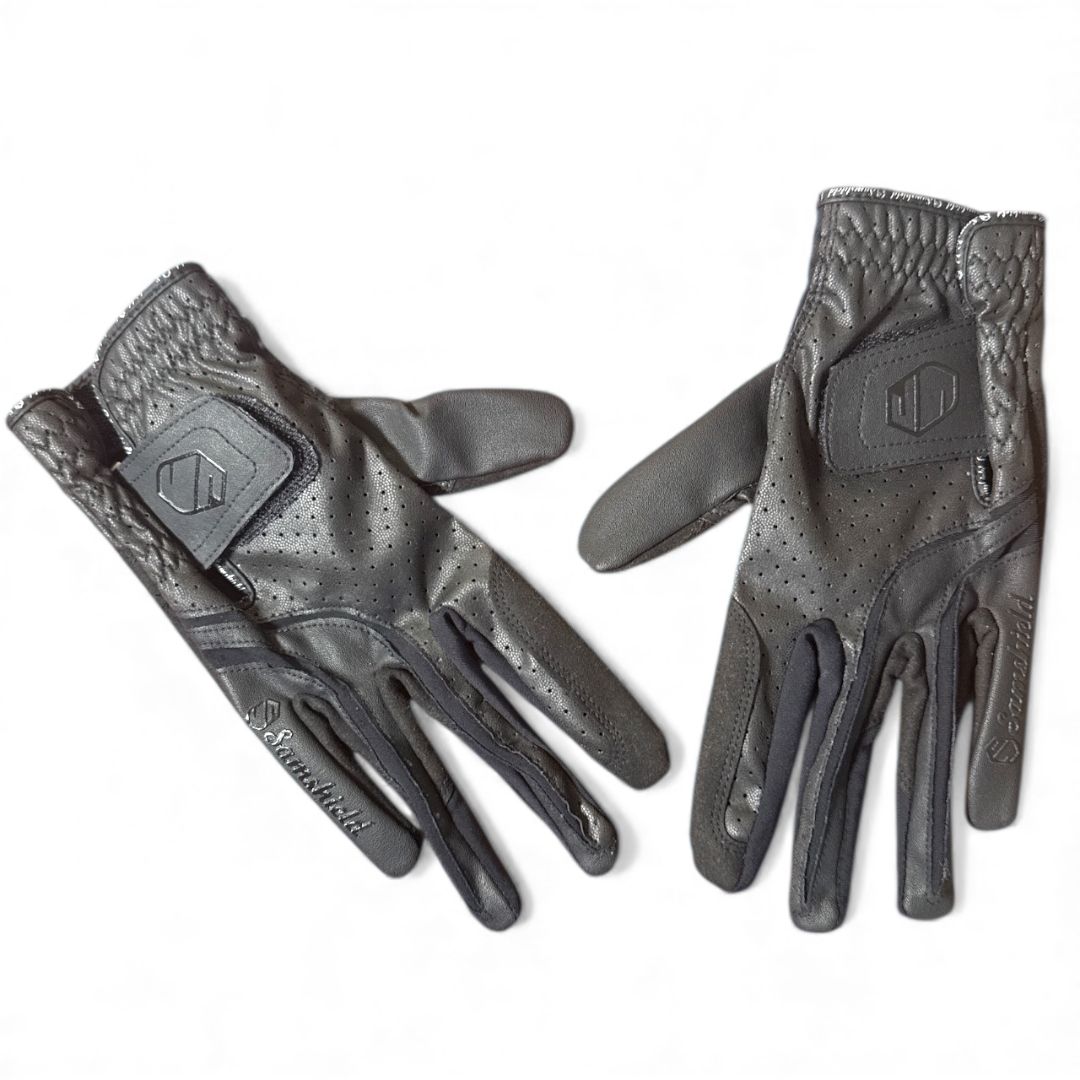 Samshield Women's Hunter Gloves V-Skin Leather - Black / Size 7.5