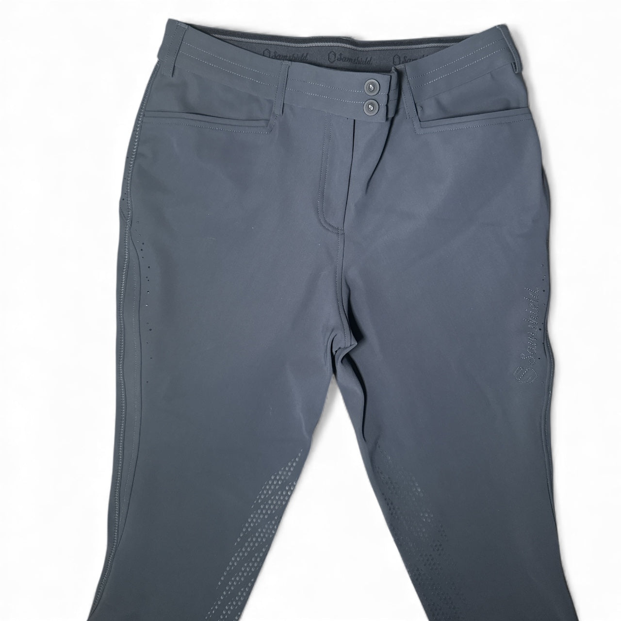 Samshield Dalia Knee Grip Breeches - Anthracite Grey / Size FR 38 (US 28)