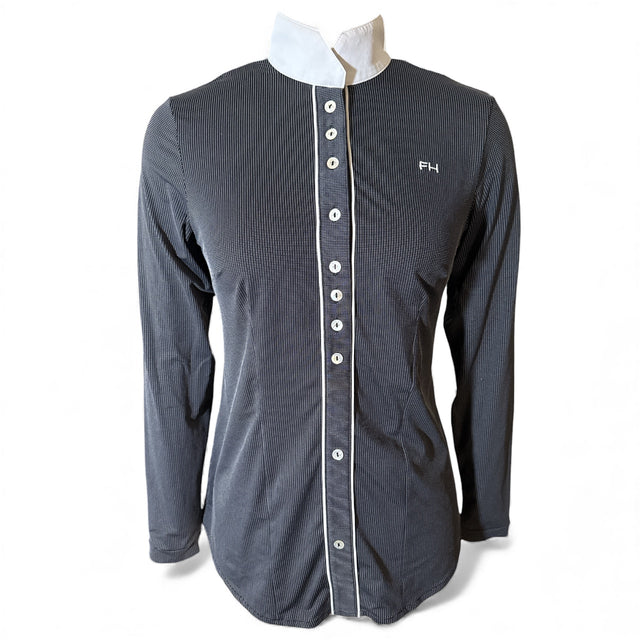 For Horses Alzira Pois Show Shirt - Black / Size Small