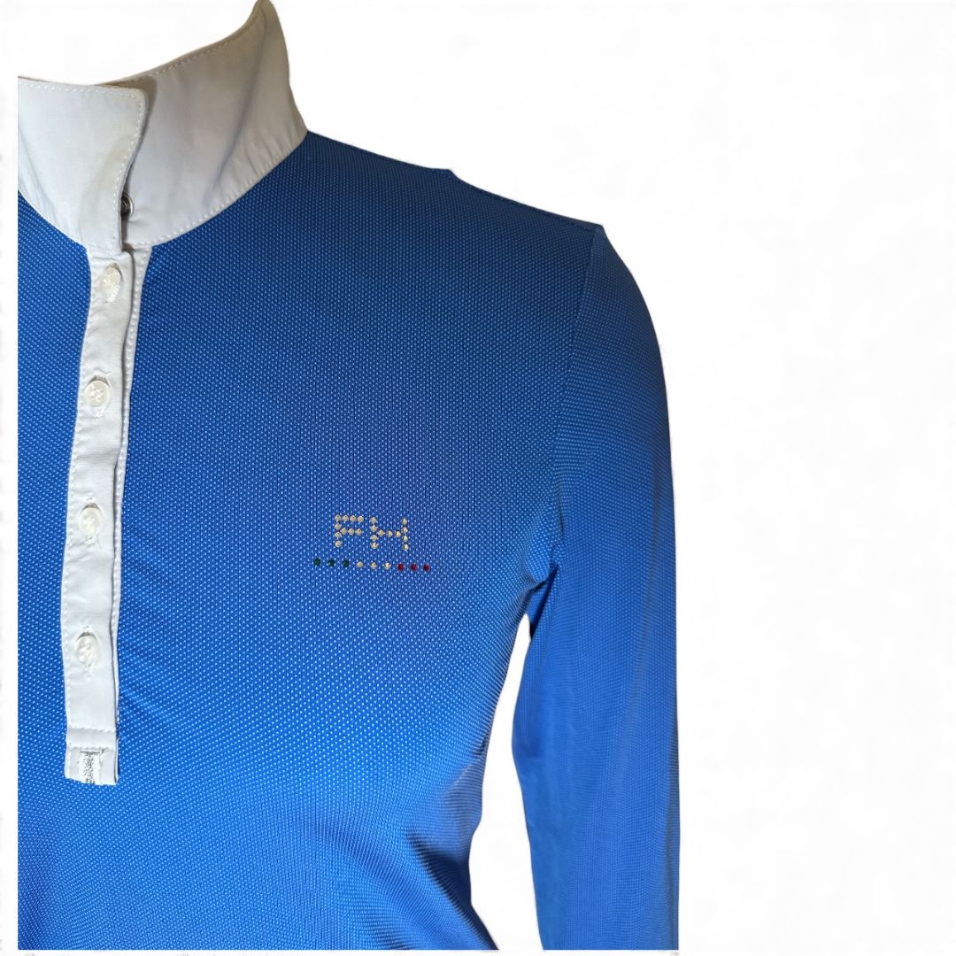 For Horses Sirio Show Shirt - Blue / Size Small