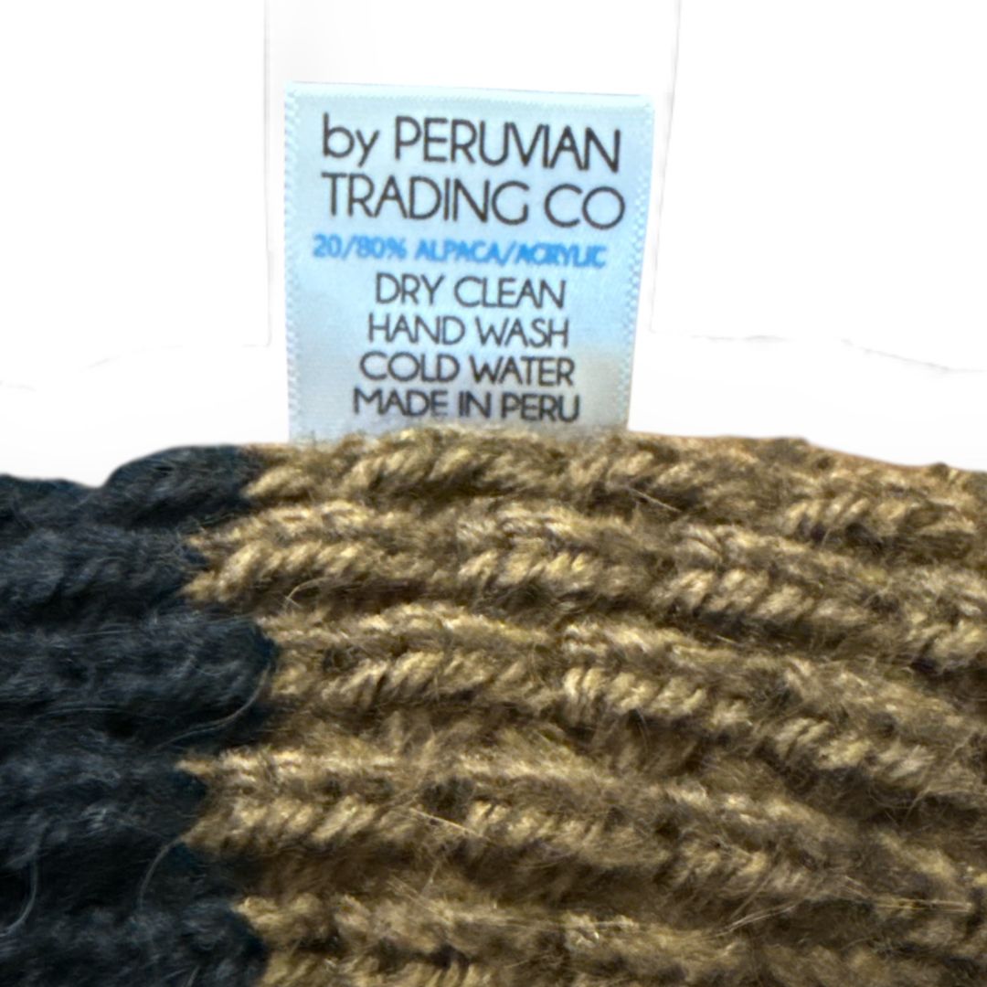 Peruvian Trading Co Horse Headband - Brown / One Size NEW