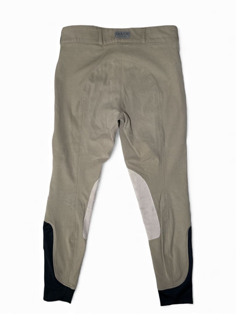 Dover Wellesley Competition Knee-Patch Breech - Tan / Size US 28
