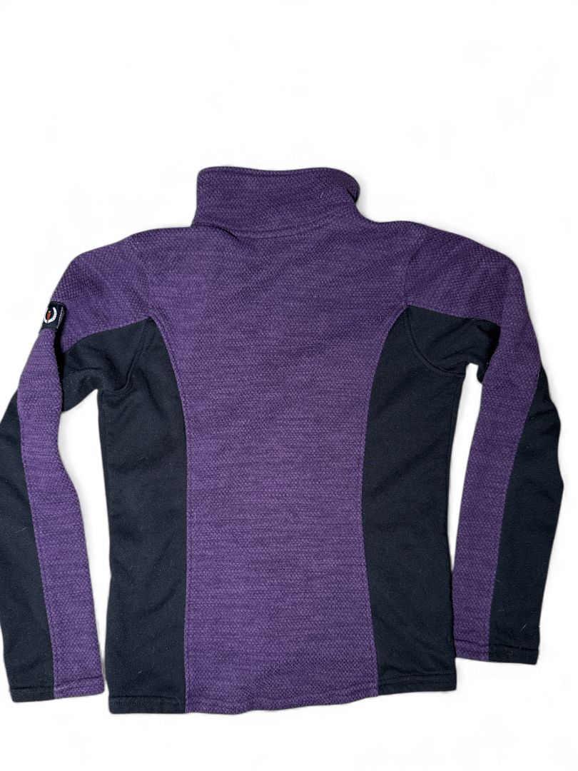 Kerrits Kids Fleece Quarter Zip Top - Purple / Size Medium Youth
