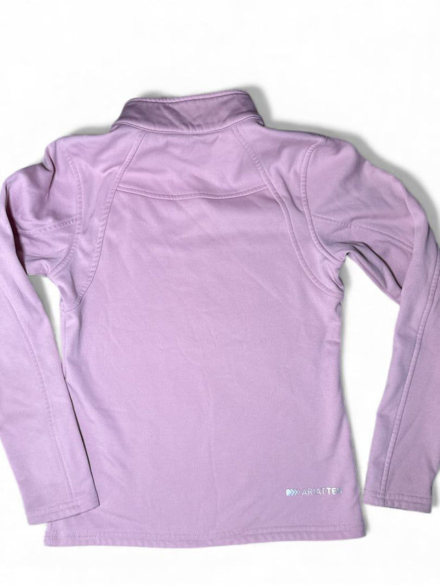 Ariat Kids Tek Cold Series 1/4 Zip Fleece - Pink / Size XS Youth