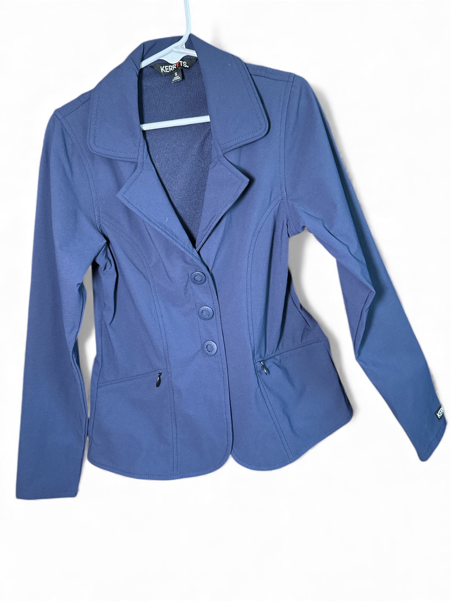 Kerrits Kids Stretch Competitor Show Coat - Navy / Size Small